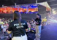 Polícia Civil fiscaliza show de fogos no Festival Virada