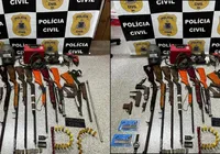 Polícia encontra fábrica clandestina de armas no interior imagem