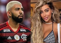 Rafaella Santos e Gabigol reatam romance com beijo na Bahia