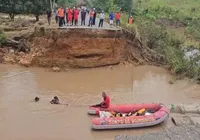 Trecho de rodovia cede e duas pessoas morrem em Sergipe