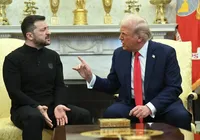 Trump e Zelensky batem boca e não assinam acordo entre EUA e Ucrânia imagem