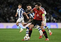 United sai na frente, mas empate com a Real Sociedad na Europa League imagem