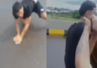 Vídeo: criminosos atiram contra rival durante perseguição de moto imagem