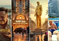 Vídeo de Trump mostra 'Gaza 2025' como resort de luxo criado por IA imagem