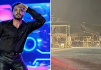 Vídeo: show de Wesley Safadão é cancelado após palco desabar