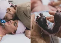Zezé Di Camargo e Graciele mostram rosto da filha pela primeira vez imagem