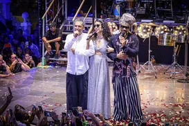 Carlinhos Brown recebeu Caetano Veloso e Tribalistas; veja fotos - Imagem