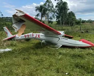 Aeronave de instrução sofre acidente durante preparação para decolagem