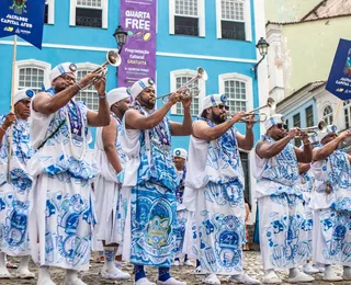 Afoxé Filhos de Gandhy celebra 76 anos com show no Pelourinho