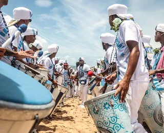 Afoxé Filhos de Gandhy realiza ensaio pré-carnaval no dia de Iemanjá