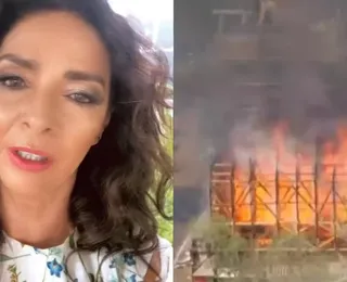 Atriz da Globo revela momento de pânico com incêndio: "Queimou muito"