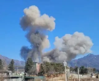 Avião militar sul-coreano lança bombas por engano e deixa feridos