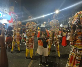 Bloco Erê encanta as ruas da Liberdade neste domingo de Carnaval