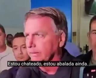 Bolsonaro chora por não ir à posse de Trump: “Estou chateado”