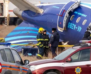 Caixas-pretas de avião que caiu no Cazaquistão são analisadas