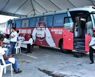 Doação de sangue: Hemoba leva unidade móvel para Cidade Baixa