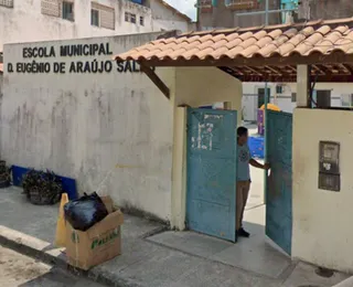 Bandidos roubam TVs, micro-ondas e até botijão de escola em Salvador