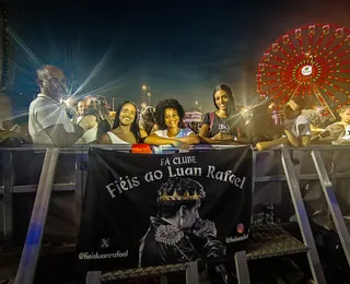 Fãs de Luan Santana chegam cedo e lotam Festival Virada Salvador