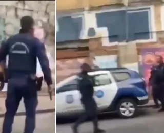 Guarda municipal atira no rosto de homem no Pelourinho; assista vídeo