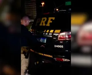 Homem atropela agente da PRF durante tentativa de fuga na BR-101