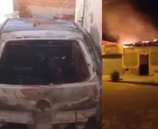 Homem tem casa e carro incendiados pela namorada no interior da Bahia