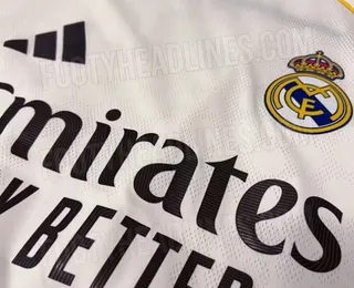 Imagens dos novos uniformes do Real Madrid são vazadas por site