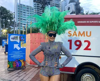 “Me sinto honrada”, diz Gilmelândia ao participar da abertura do Carnaval