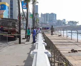 Passarela para ambulantes já está sendo montada no circuito Barra-Ondina