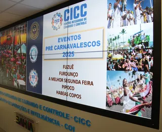 Pré-Carnaval: SSP ativa centro de monitoramento por câmeras