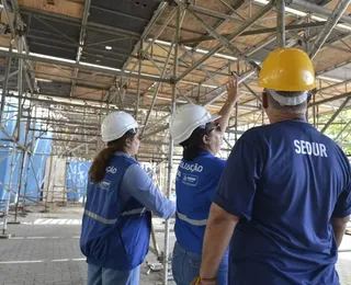 Montagem de estruturas do Carnaval de Salvador passa por fiscalização