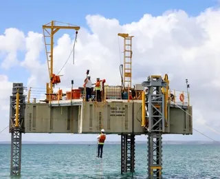 Ponte Salvador-Itaparica: sondagem em águas rasas é finalizada