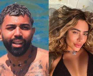 Traição? Gabigol é visto com modelo após beijo em Rafaella Santos