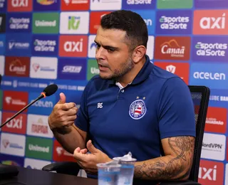 Treinador do Bahia avalia derrota no Baianão: "Ansiedade no último passe"