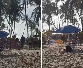 VÍDEO: Banhistas trocam socos na praia de Vilas do Atlântico