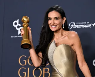 VÍDEO: Demi Moore 'ignora' Kylie Jenner durante Globo de Ouro