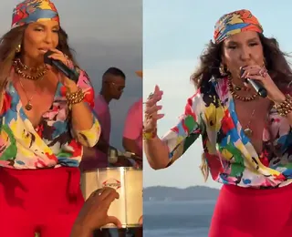 VÍDEO: Ivete grava projeto na Barra e recebe Margareth Menezes