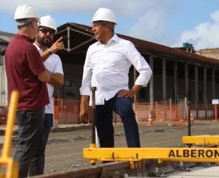 VLT de Salvador: obras avançam e Jerônimo faz vistoria técnica