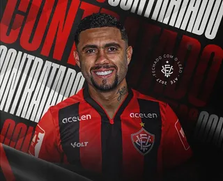 Vitória anuncia a contratação do atacante Wellington Rato