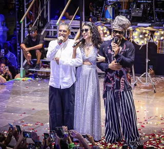 Carlinhos Brown recebeu Caetano Veloso e Tribalistas; veja fotos - Imagem