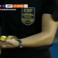 Banana é arremessada contra banco do Sport em jogo da Série A1 imagem