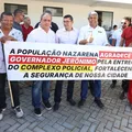 Deputado do PL posa para fotos com Jerônimo em Nazaré imagem