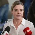Gleisi Hoffmann detona apoio de aliados a PL da Anistia imagem
