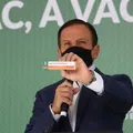 Lembra dele? Doria reaparece para comemorar vacina contra Covid imagem