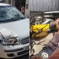Mulher avança com carro contra ex-namorado e acaba presa na Bahia imagem