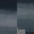Vídeo impressionante mostra tromba d´água em Salvador; assista imagem