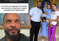 Após legging em igreja, padre defende Virginia: "Muita inveja" imagem