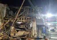 Casarão antigo desaba no centro de Salvador; veja vídeo imagem