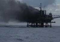 Chega a 14 número de feridos após incêndio em plataforma da Petrobras imagem