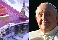 Cruzes invertidas no velório do Papa Francisco viralizam; entenda símbolo imagem