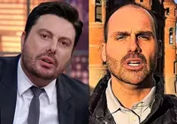 Danilo Gentili chama Eduardo Bolsonaro de “covarde e vagabundo” imagem